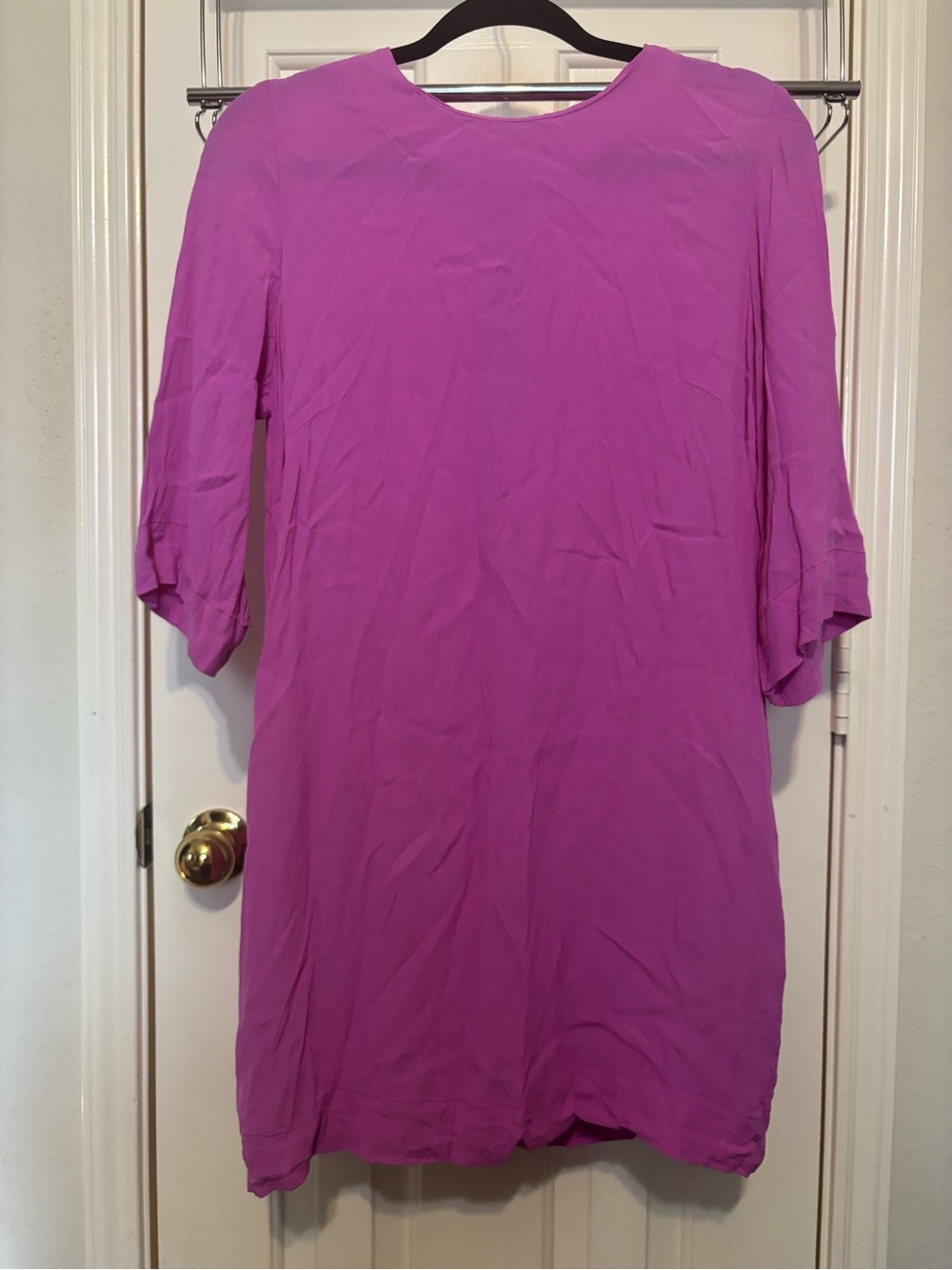 Olivaceous Vibrant Magenta Midi Dress